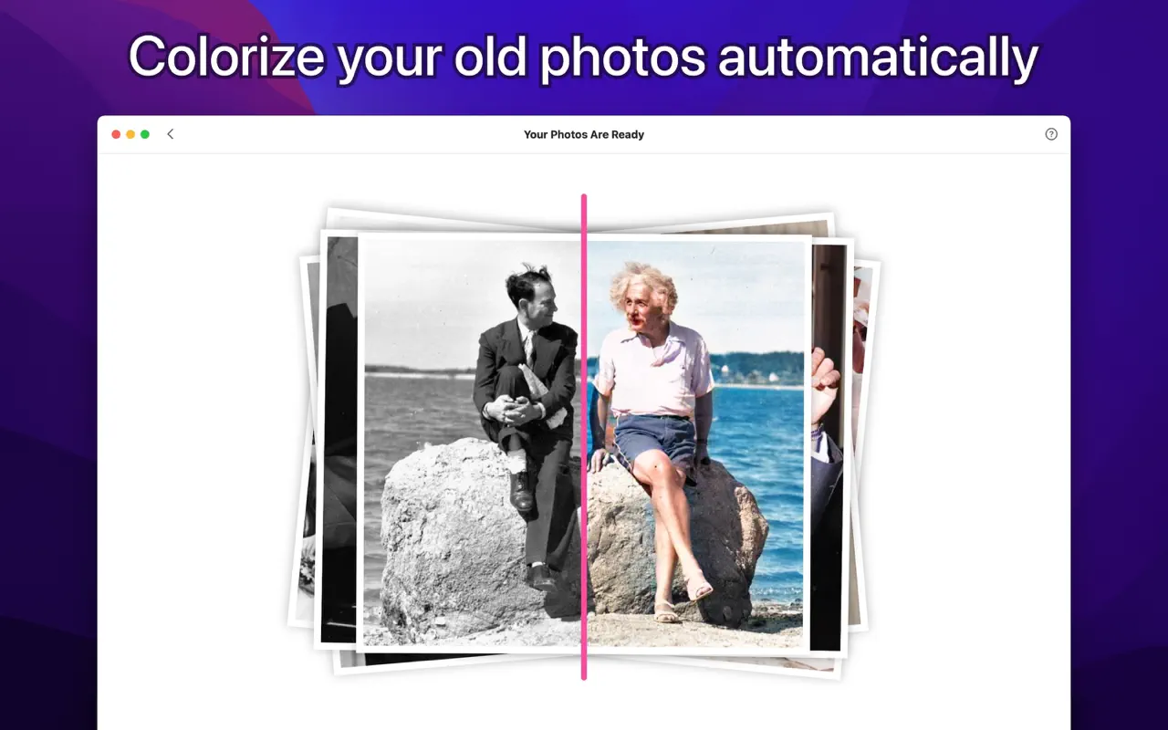 PhotosRevive 人工智能修复老旧照片软件
