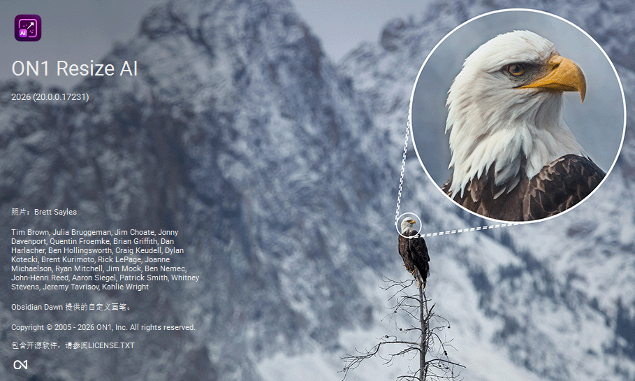 ON1 Resize AI 2026 图像放大软件