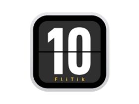 FliTik 翻页时钟 v1.5.1.2 以屏保程序或桌面小组件的方式运行