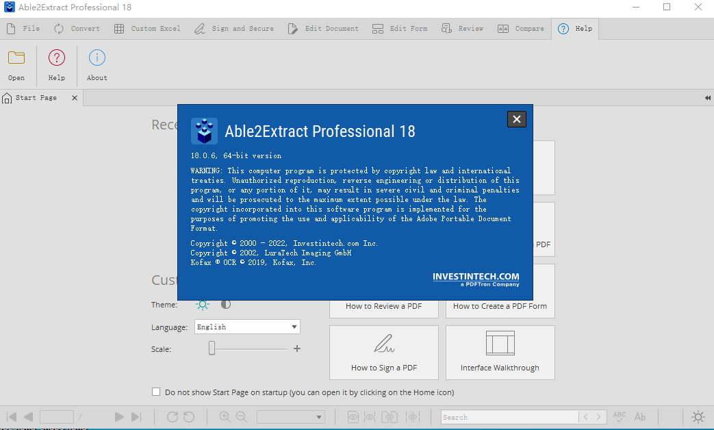 Able2Extract Professional PDF 转换器