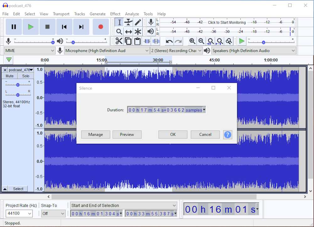 Audacity 开源音频编辑录音软件