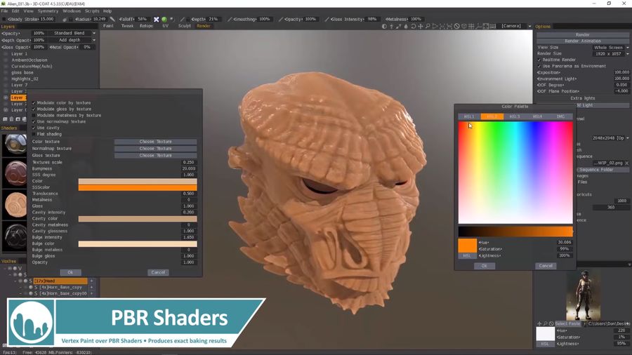 数字雕塑模型设计软件 3DCoat