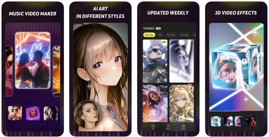 Vidmix 智能音乐视频编辑剪辑