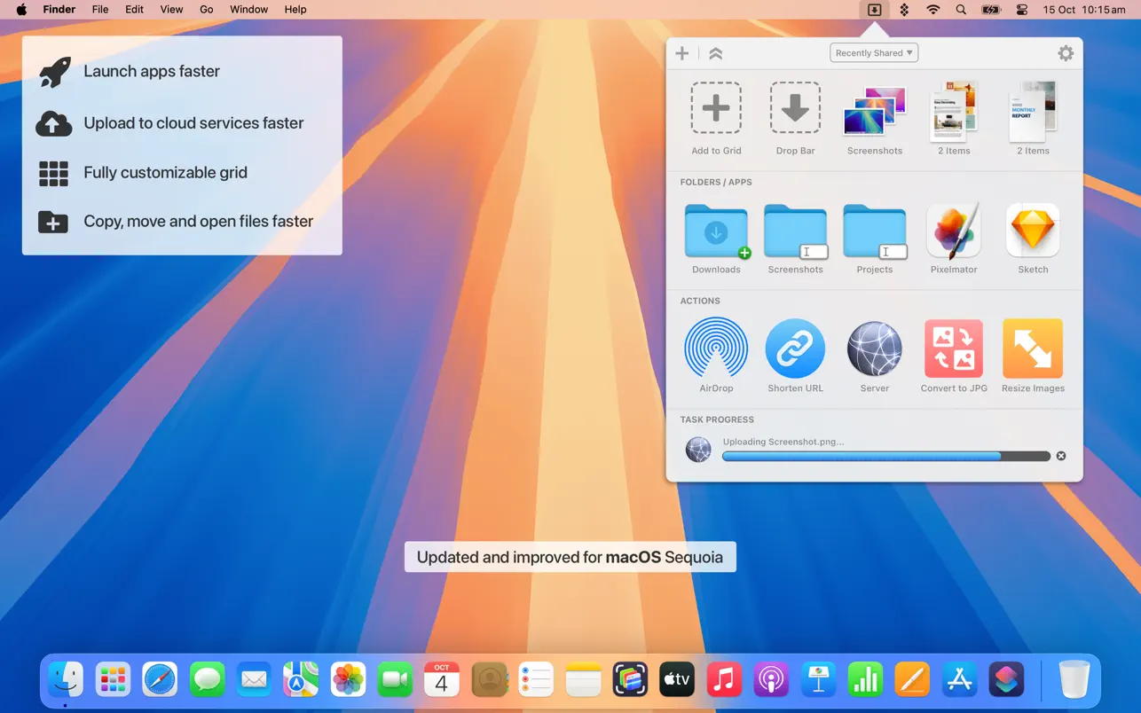 Dropzone Pro 文件拖拽操作增强工具