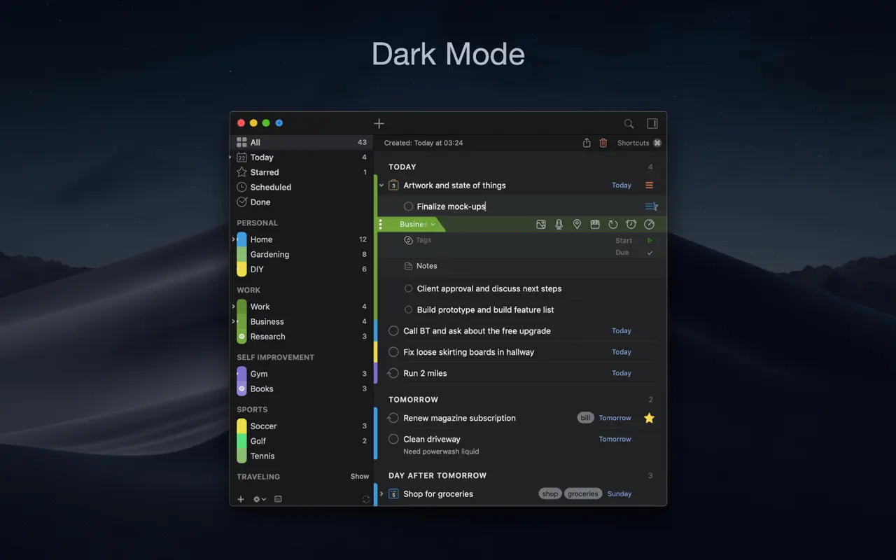 2Do GTD任务管理器