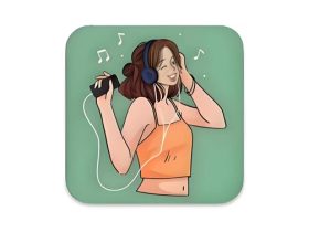 听·下音乐 Plus v2.2.2，一款插画UI音乐下载神器听下音乐