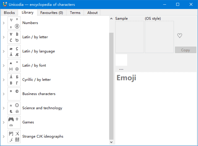 Unicodia Unicode字符查询工具 v3.0.5 绿色版