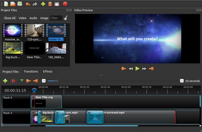 OpenShot Video Editor v3.4.0 视频编辑器