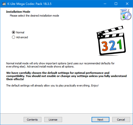 K-Lite Mega/FULL Codec Pack v19.3.5 / 19.3.7 Beta 视频解码器