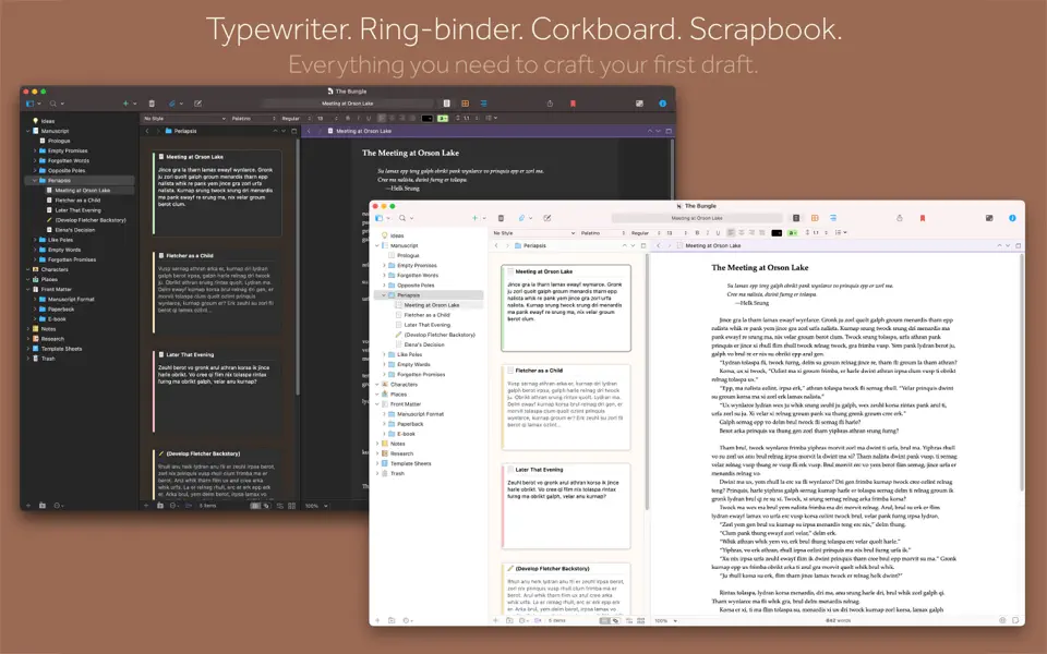 Scrivener 长文写作软件