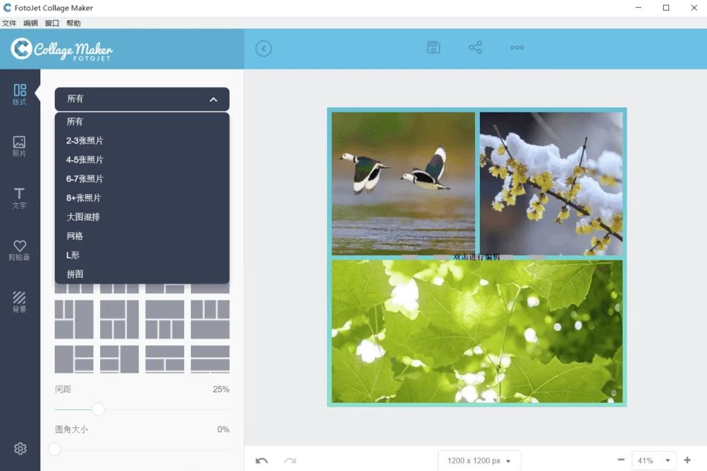 FotoJet Collage Maker 照片拼贴软件