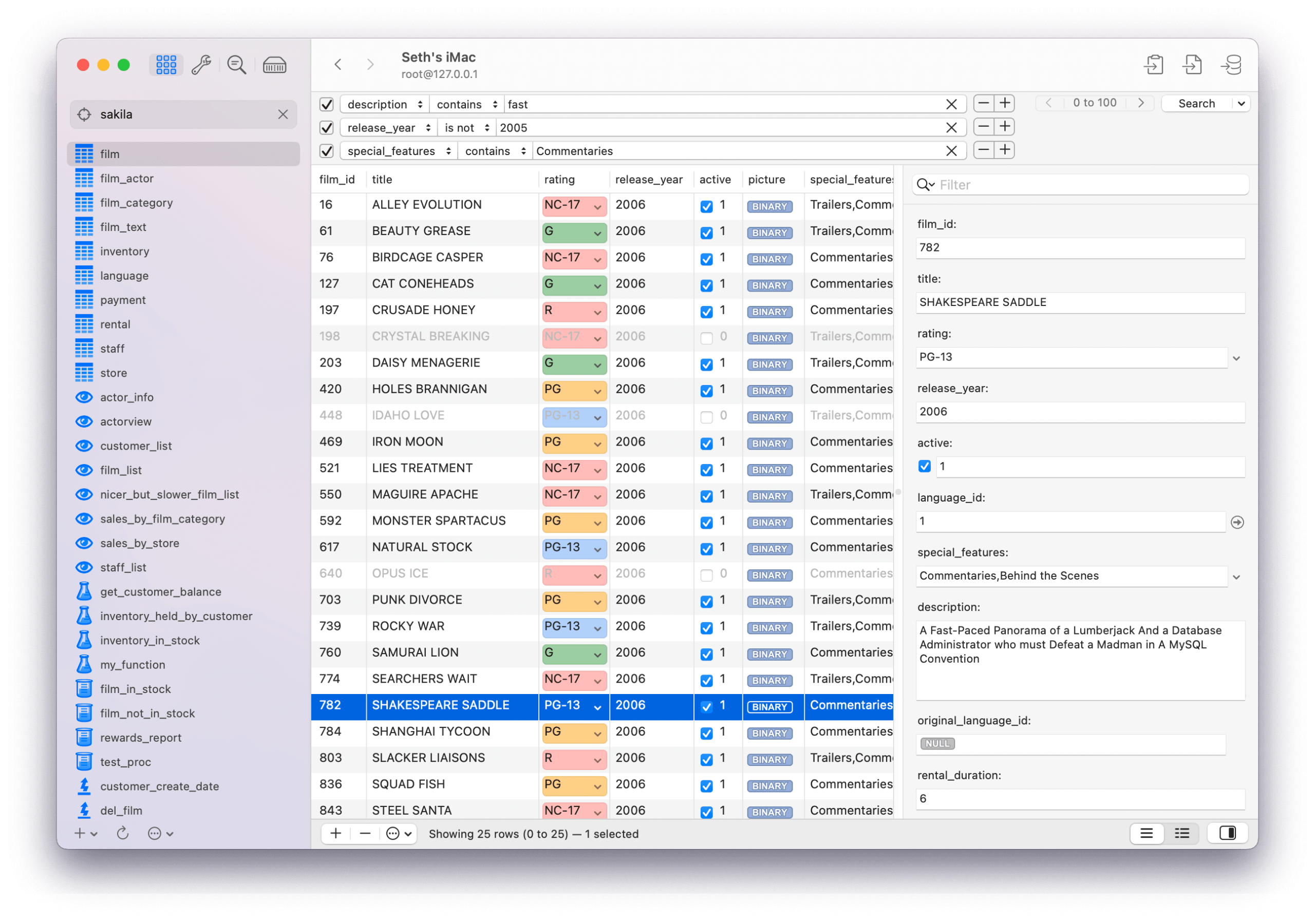 Querious v4.2.3 数据库管理工具