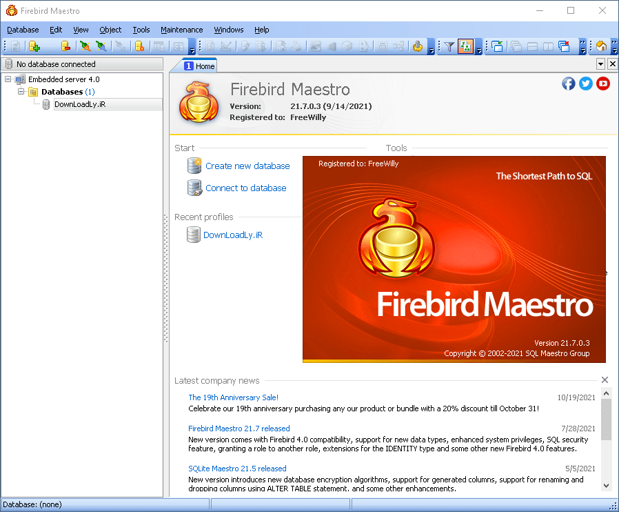 Firebird Maestro 24.2.0.3 Firebird数据库管理工具