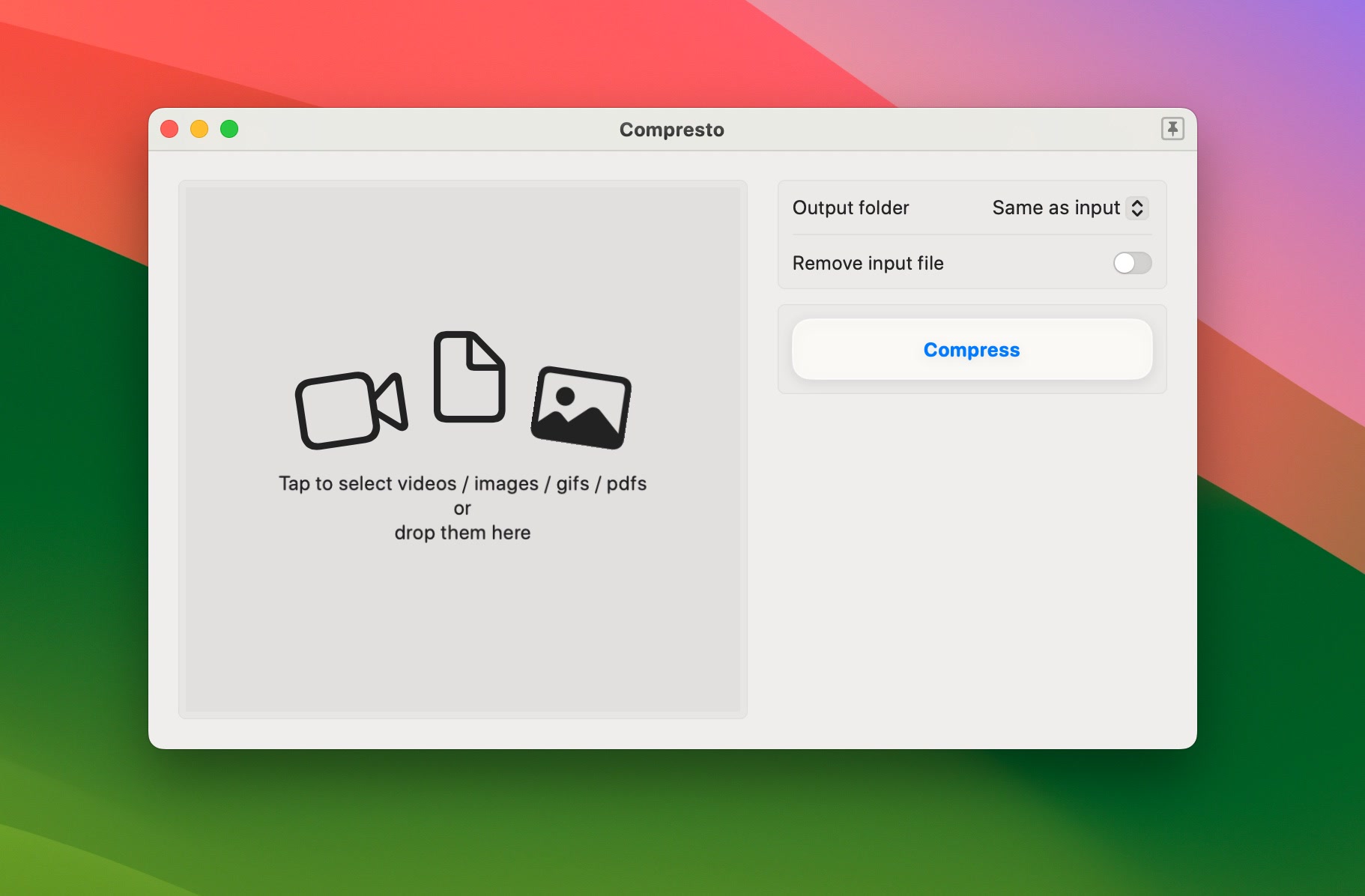 Compresto 1.24 视频和图片自动压缩工具