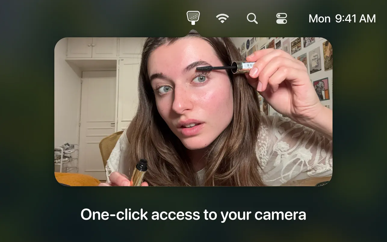 Hand Mirror 一键快速调用 Mac 摄像头