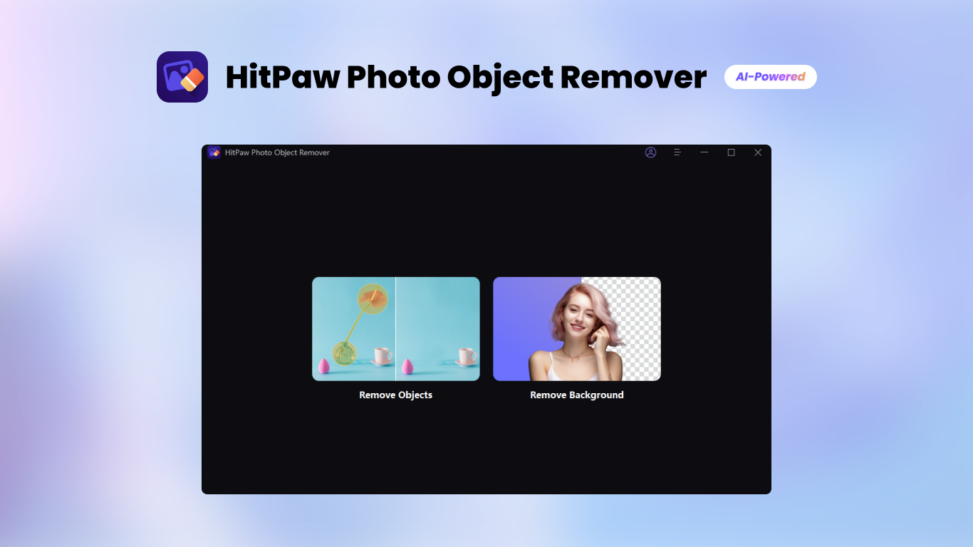 HitPaw Photo Object Remover v1.2.5 Ai智能去水印图像物体移除