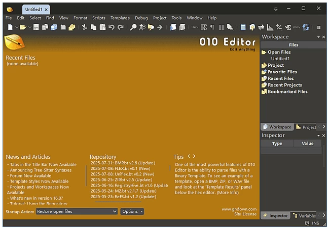 010 Editor 专业十六进制编辑器
