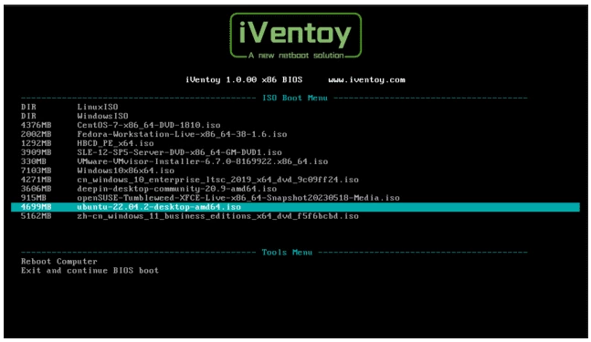 iVentoy U盘启动程序制作工具