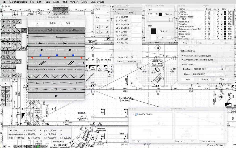 RealCADD v5.80 x64 小巧的 2D 计算机辅助绘图软件