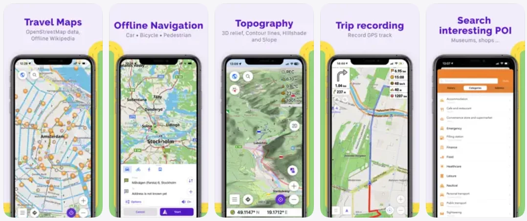 OsmAnd+ 手机地图导航程序
