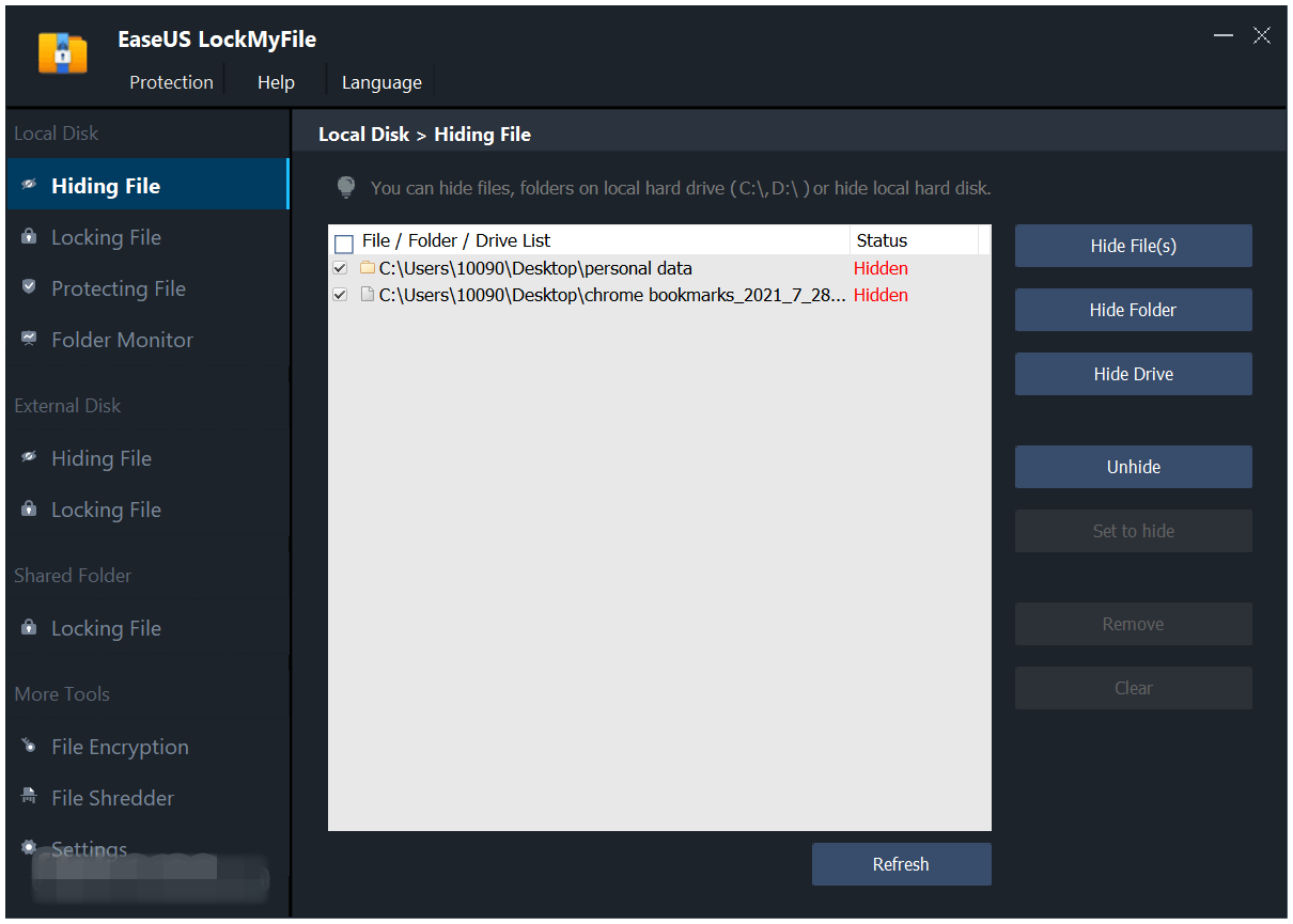 EaseUS LockMyFile v1.2.5.0 军用级文件锁