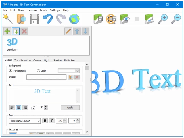 Insofta 3D Text Commander 文本转3D效果