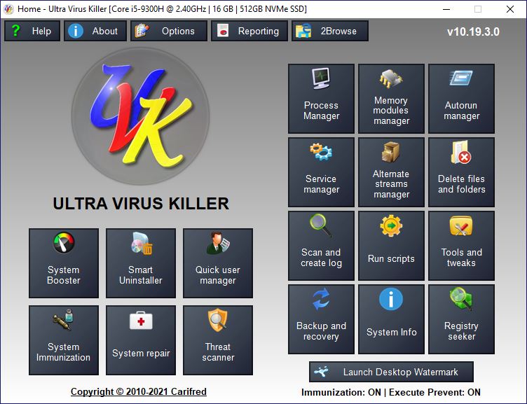 Ultra Virus Killer Pro v11.10.24 病毒删除和Windows修复工具