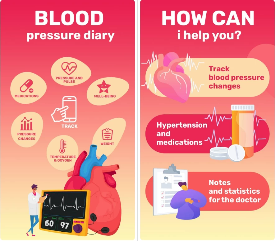 Blood Pressure Tracker 血压记录追踪器