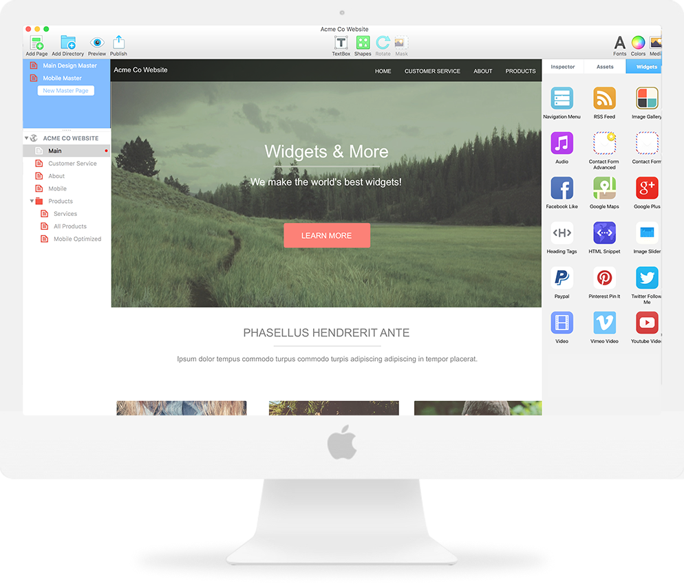 EverWeb v4.5.0 可视化网页设计工具